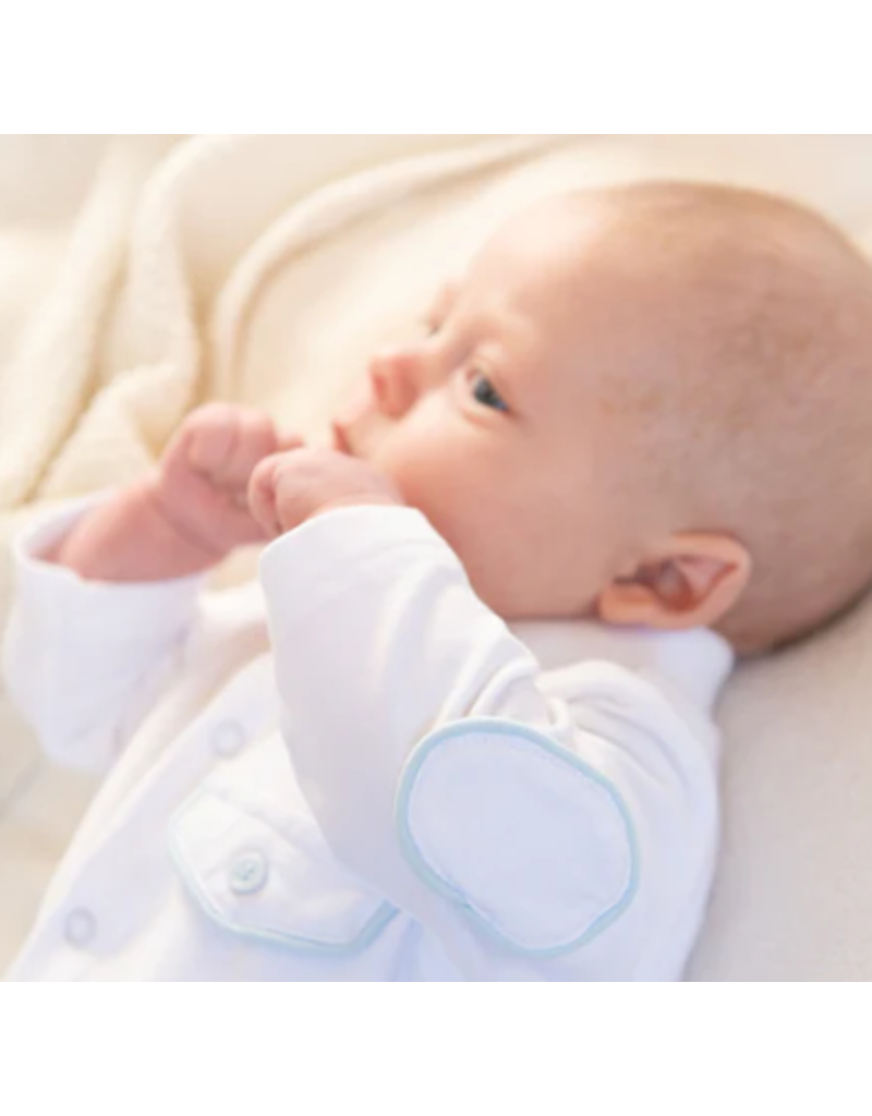 Natini Kruippakje Luca - wit/blauw