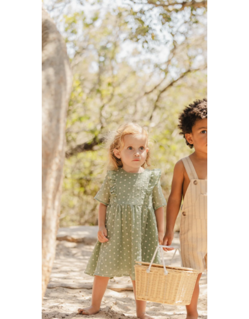 Tartine & Chocolat groen bloemrijk jurk