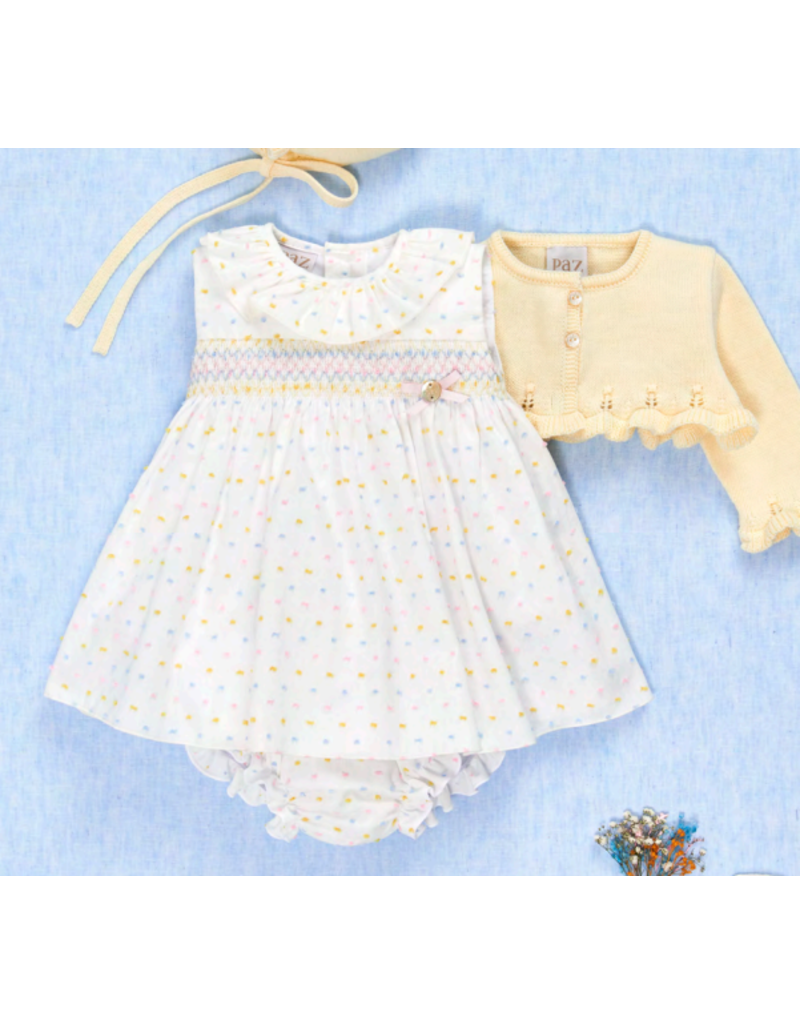 Paz Rodriguez Paz Rodriguez - Jurk multidots met broekje