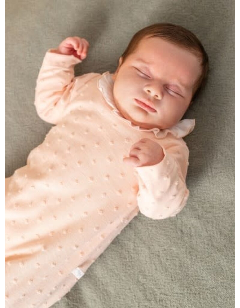 Laranjinha Laranjinha - kruippakje roze polka dots  frull