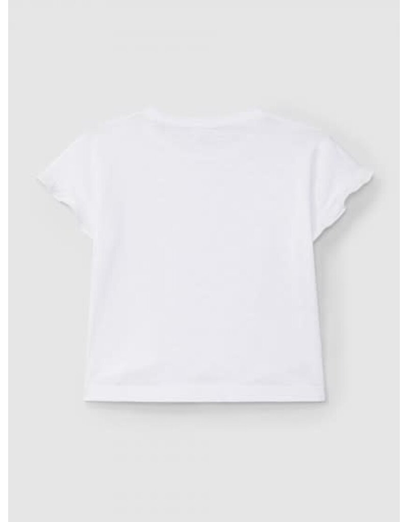 Laranjinha Laranjinha - T-shirt wit met frull