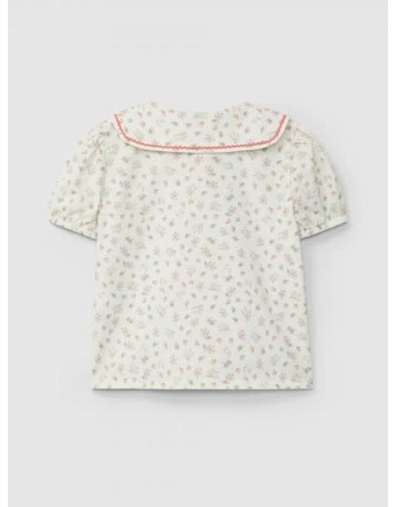 Laranjinha Laranjinha - hemdblouse bloemen