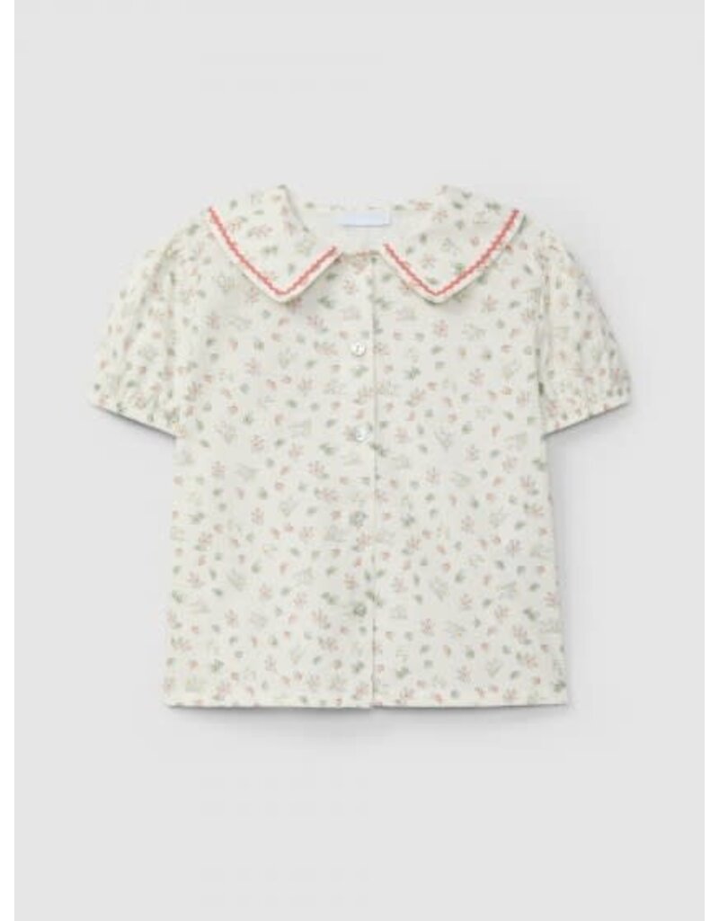 Laranjinha Laranjinha - hemdblouse bloemen