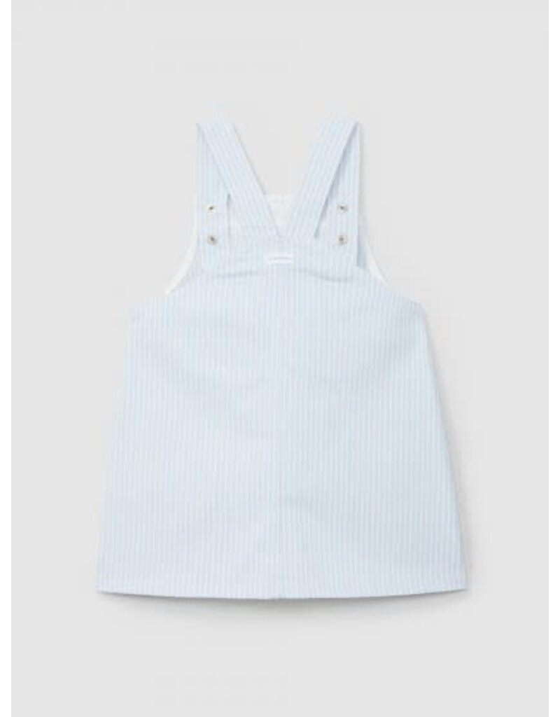 Laranjinha Laranjinha - striped dress blauw