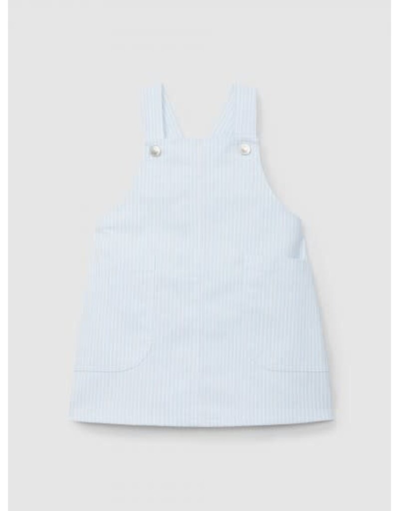 Laranjinha Laranjinha - striped dress blauw