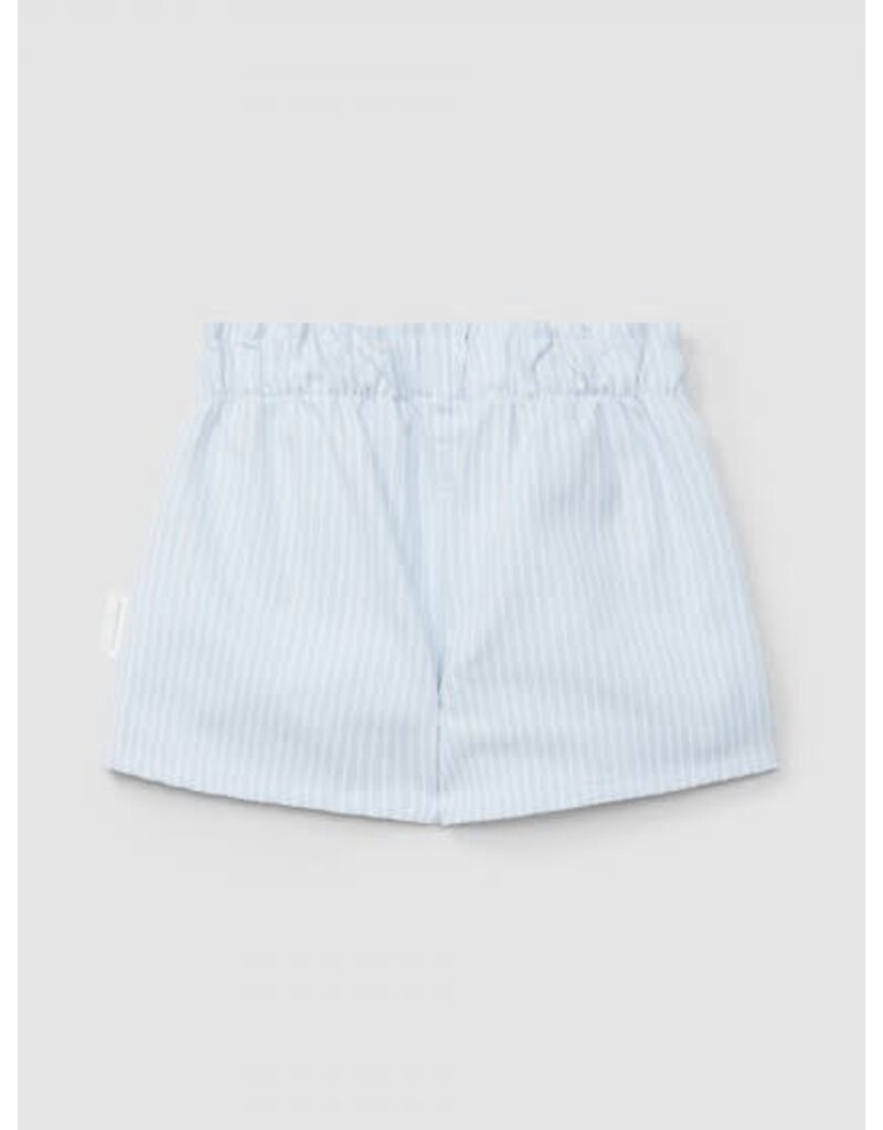 Laranjinha Laranjinha - striped short girls blauw