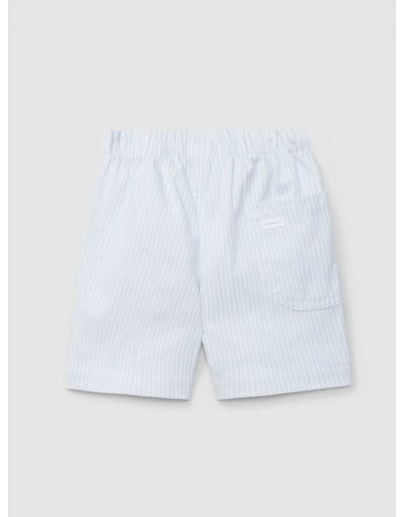 Laranjinha Laranjinha - striped short blauw boys