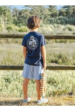 Laranjinha Laranjinha - short boys striped indigo