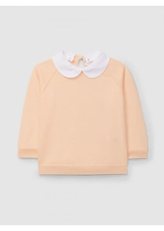 Laranjinha Laranjinha - trui oranje met afneembare kraag