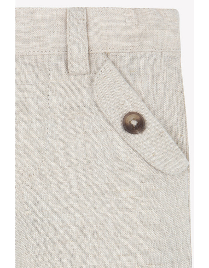 Tartine & Chocolat Tartine et Chocolat - Ceremonie linnen broek beige