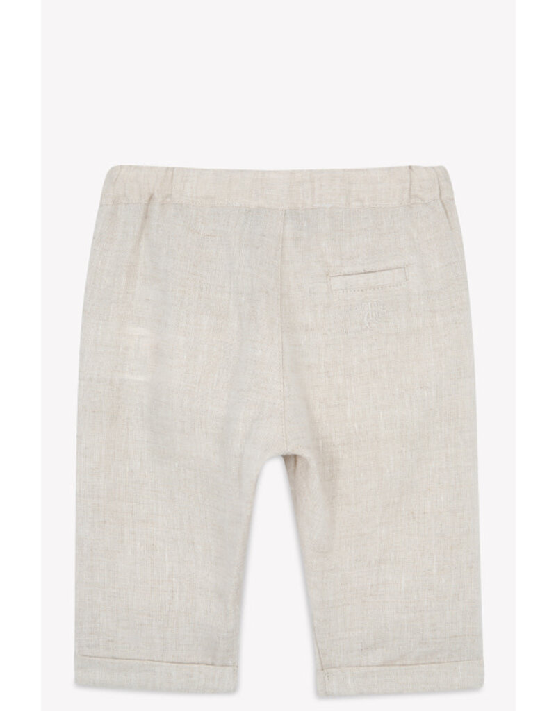 Tartine & Chocolat Tartine et Chocolat - Ceremonie linnen broek beige