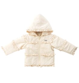 Natini Natini - Ruffle jas licht geel