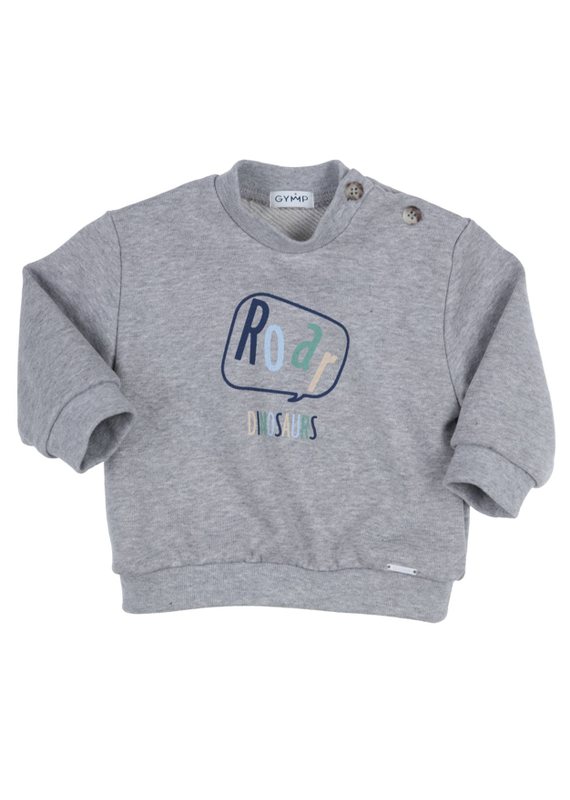 Gymp Gymp-sweater Roar- grey melange