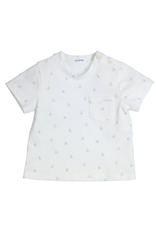 Gymp Gymp-T-shirt-Bootjes-wit/beige