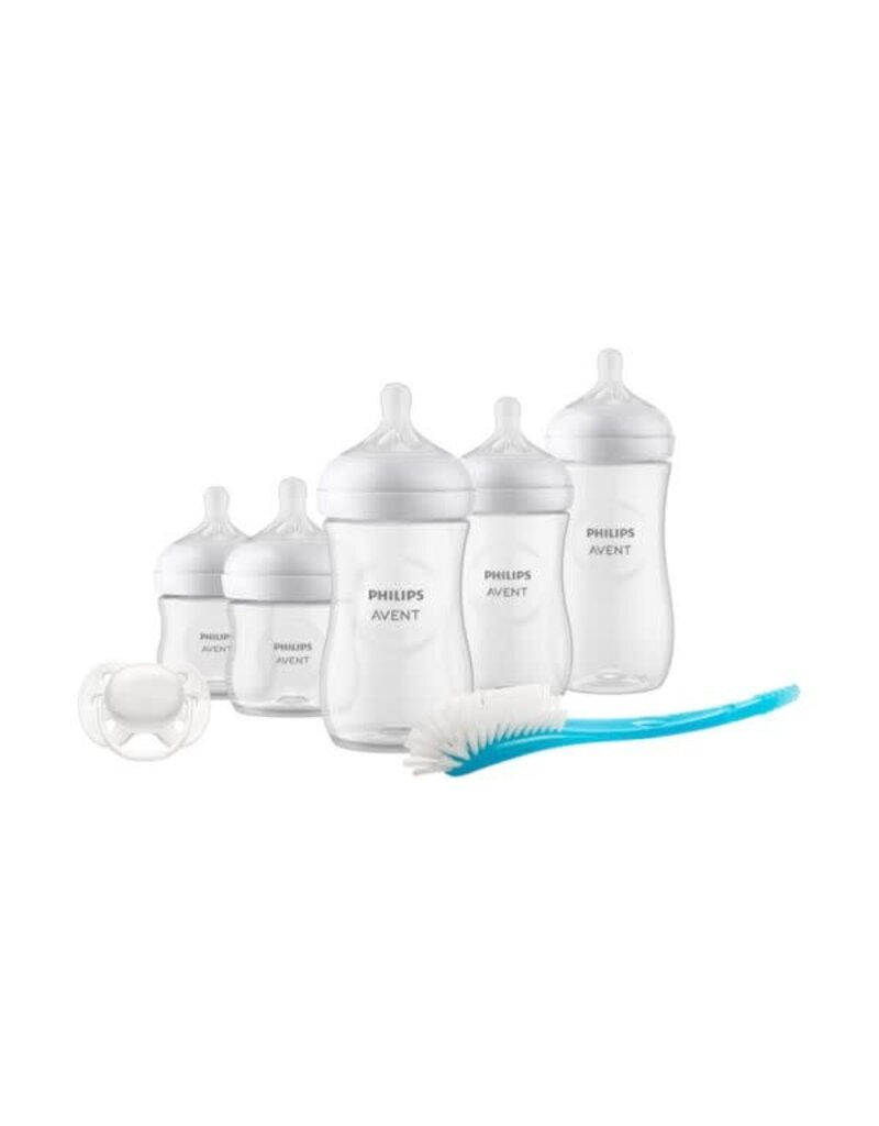 Avent Avent - Set flesjes (5) + borstel + tut naturel - response ( 2x125ml/2x260ml/1x330ml)