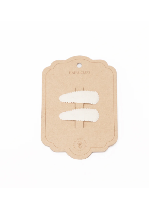 Mrs Ertha Mrs Ertha - 2 haarclips - vanille