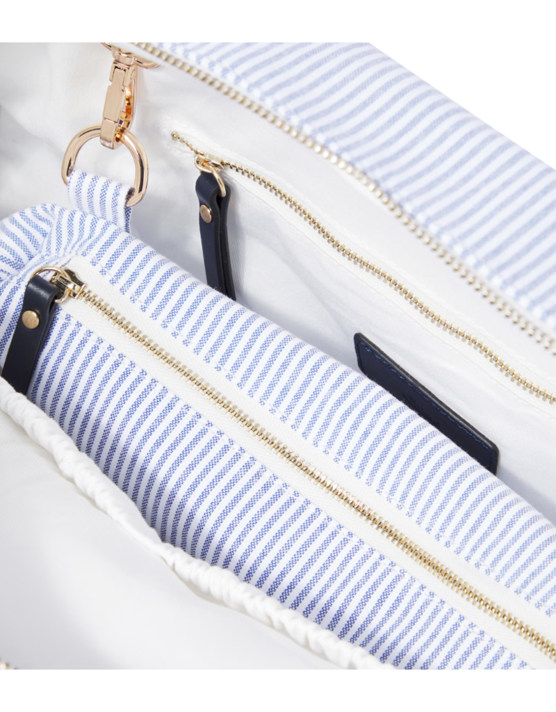 Chloé Chloé - Marine Luiertas blauw/wit gestreept