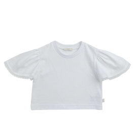 Baby Gi Baby Gi - Witte Tshirt - vlindermouwen