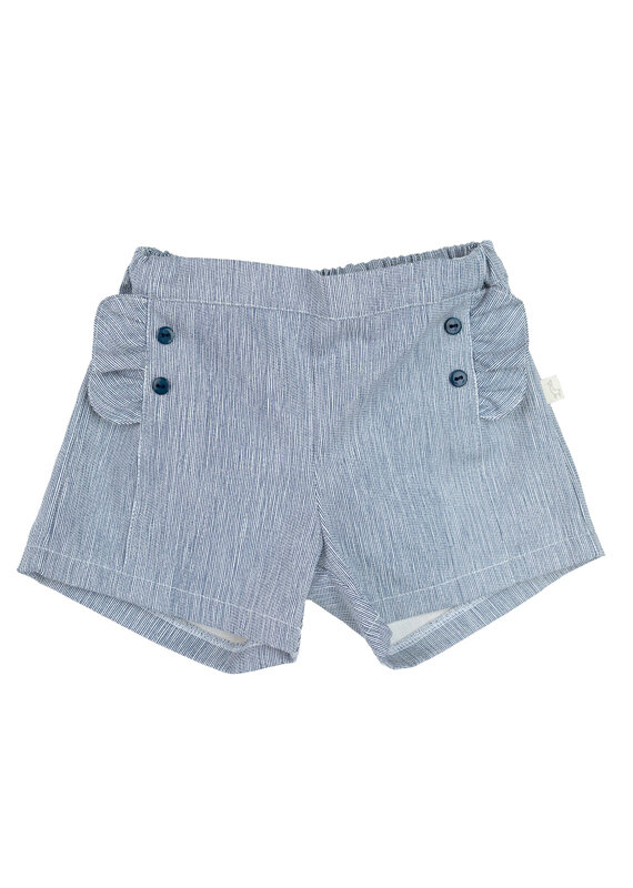 Baby Gi Baby Gi  - Shorts stripes girls ruffle