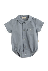 Baby Gi Kruippakje linnen - blauw