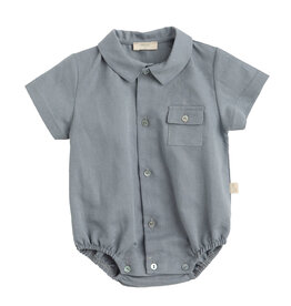 Baby Gi Kruippakje linnen - blauw