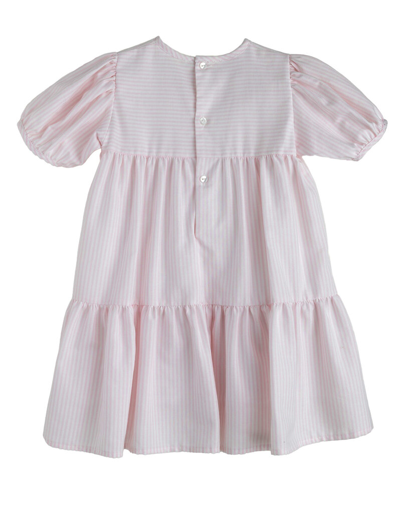 Baby Gi Baby gi - Zomerjurk gestreept roze