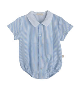 Baby Gi Kruippakje zomer bleu stripes