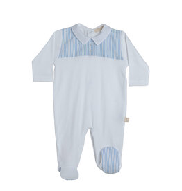 Baby Gi Kruippakje - bleu stripes