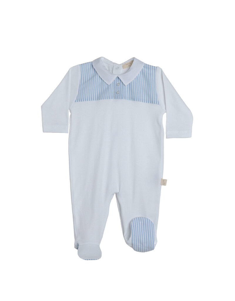 Baby Gi Kruippakje - bleu stripes