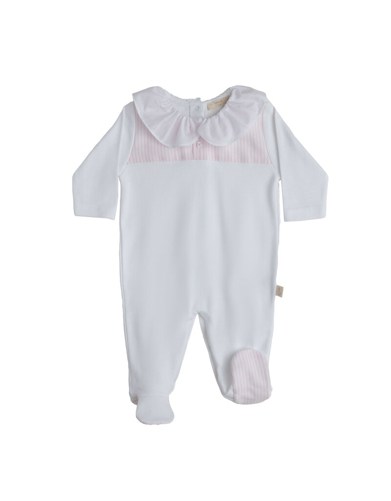 Baby Gi Kruippakje - pink stripes