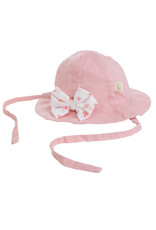 Baby Gi Zonnehoed - roze strik bloem