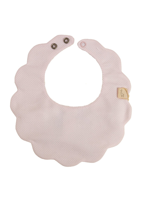 Baby Gi Baby Gi- Pink bib- cloudy