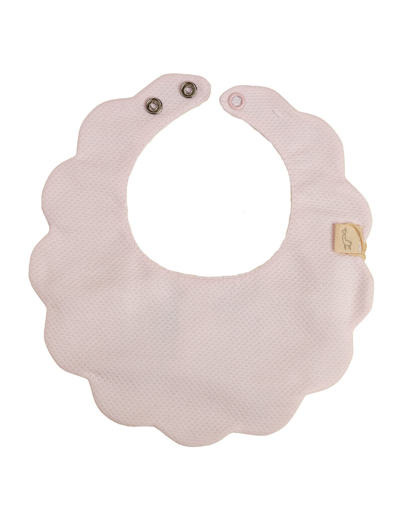 Baby Gi Baby Gi- Pink bib- cloudy