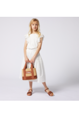 Chloé Chloé - witte t-shirt  met kant