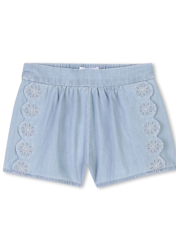 Chloé Chloé - Jeans shortje bloem