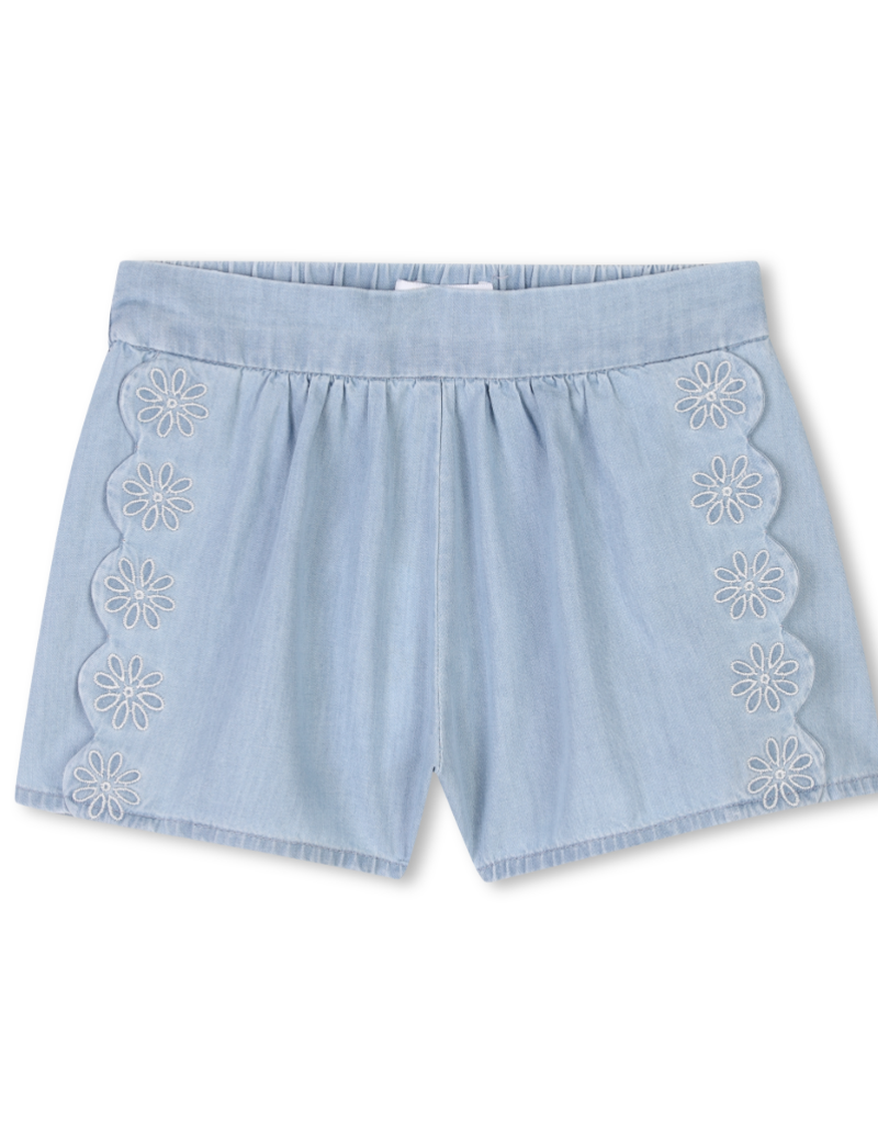 Chloé Chloé - Jeans shortje bloem