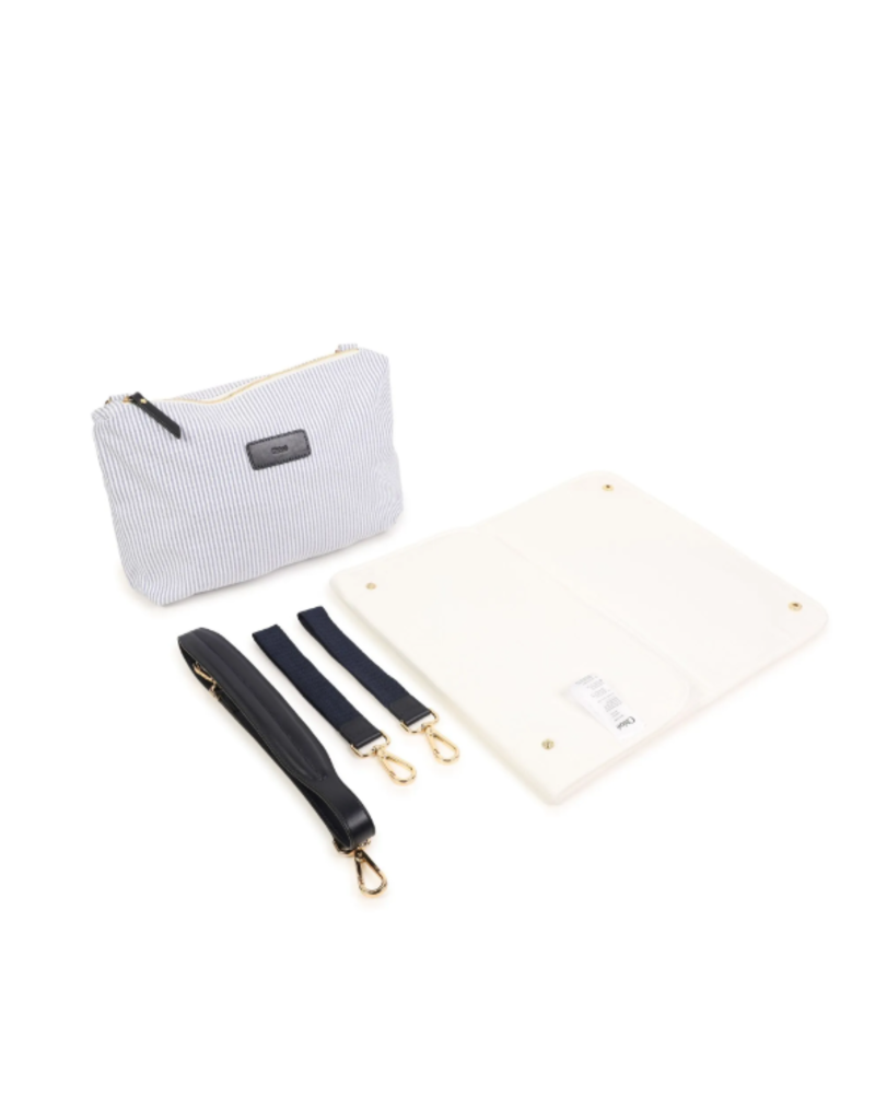 Chloé Chloé - Marine Luiertas blauw/wit gestreept