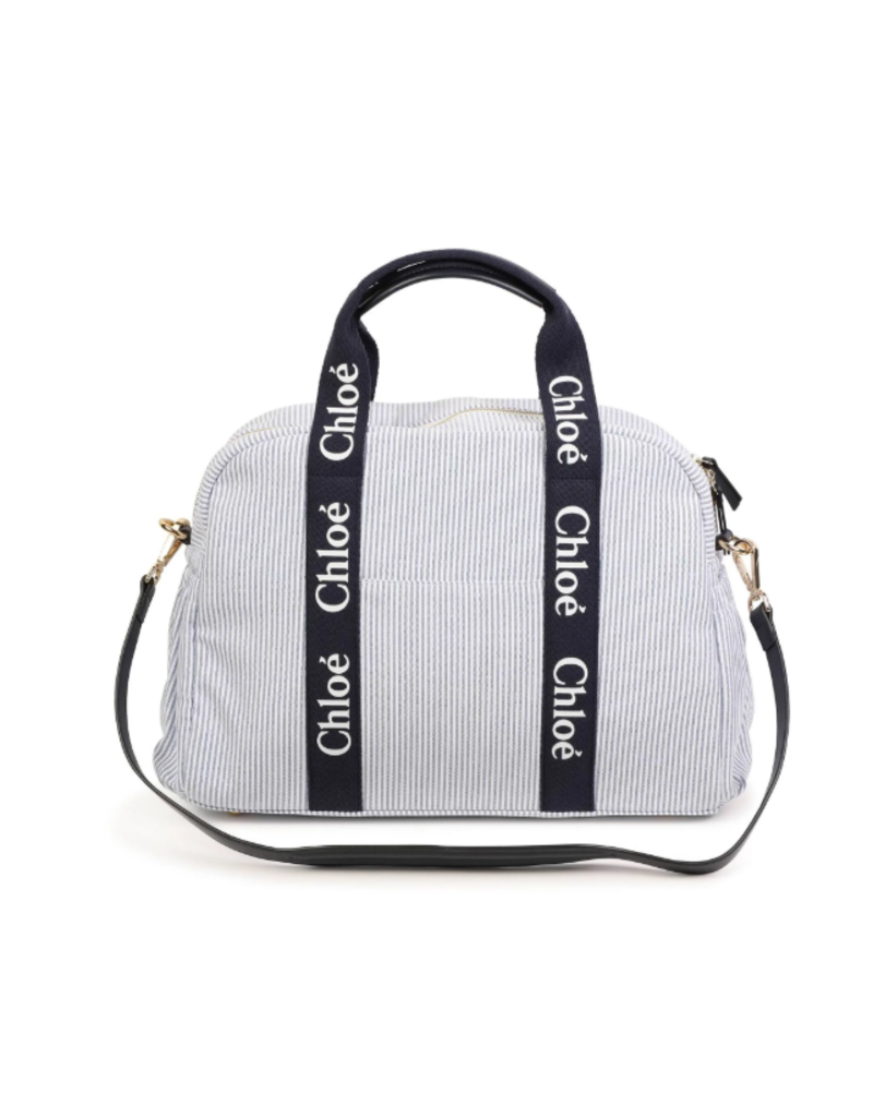 Chloé Chloé - Marine Luiertas blauw/wit gestreept