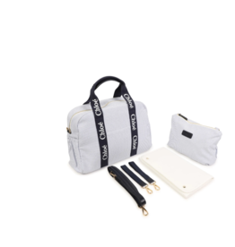 Chloé Chloé - Marine Luiertas blauw/wit gestreept