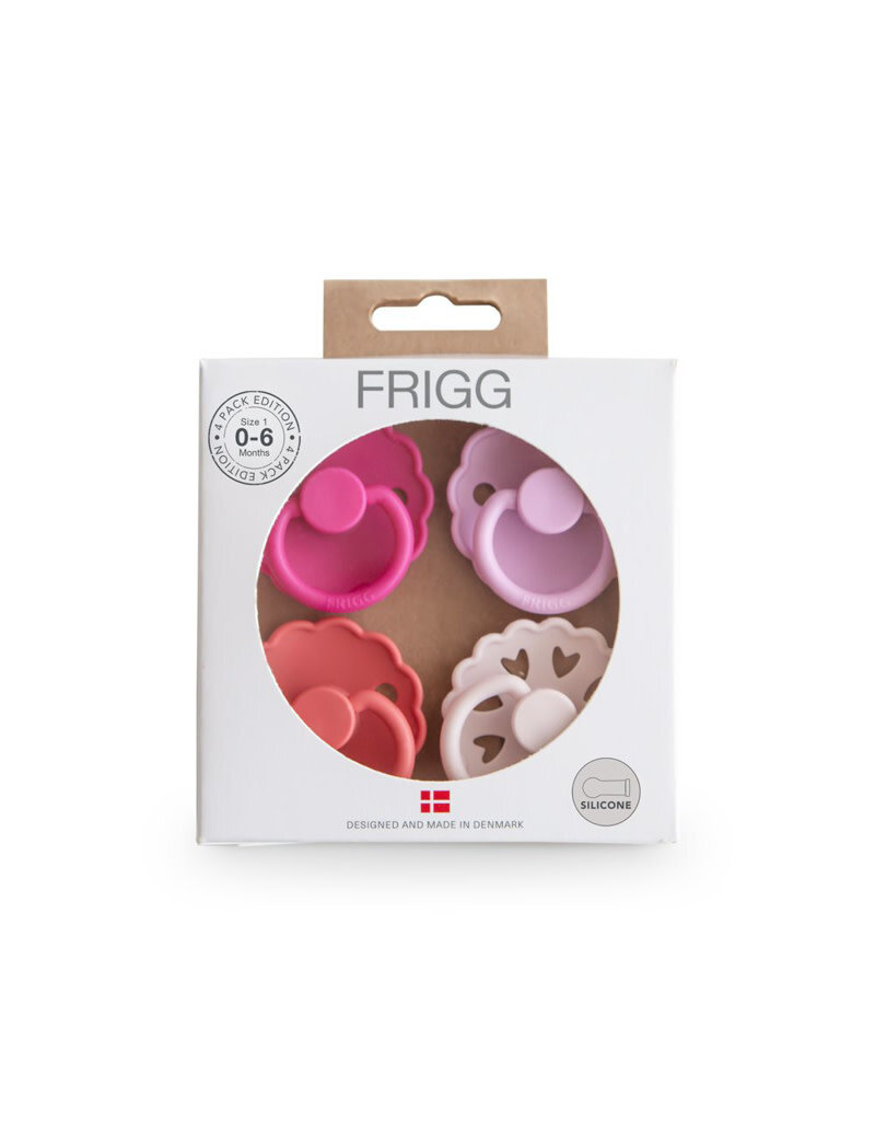 Frigg Frigg - T1 - 4-pack latex Rosy Romance 0-6m
