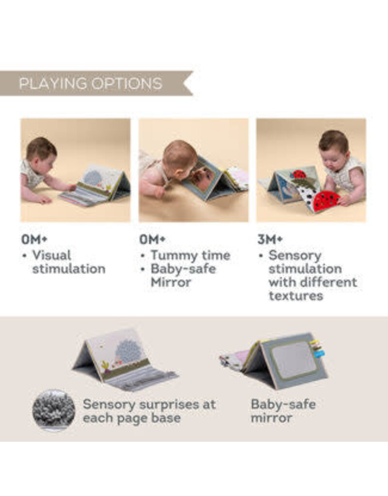 Taf Toys - Tummy time book (met spiegel)