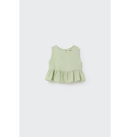 Cozmo Cozmo - Baby top ruffle tetra - mint