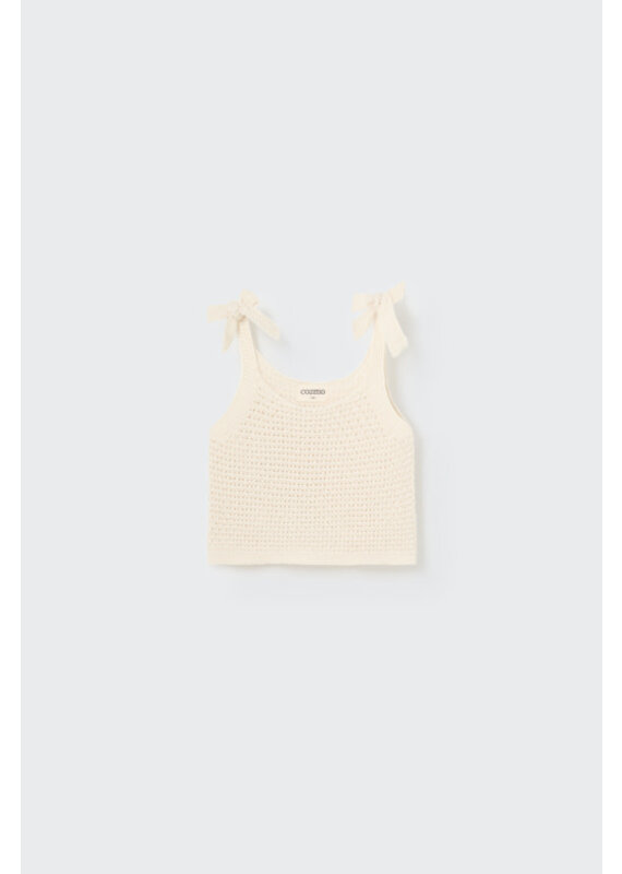Cozmo Cozmo - Tricot ecru baby top