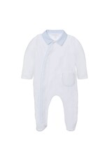 Patachou Patachou - Kruippakje marcel  - wit/blauw