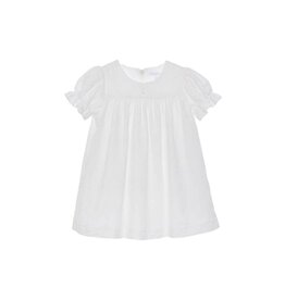 Patachou Patachou - wit kleedje met kante mouwen