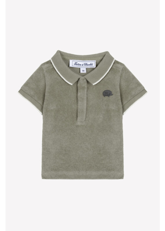 Tartine & Chocolat Tartine et Chocolat - Shirt/polo khaki spons