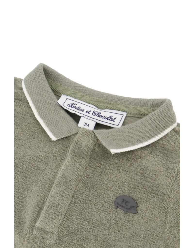 Tartine & Chocolat Tartine et Chocolat - Shirt/polo khaki spons
