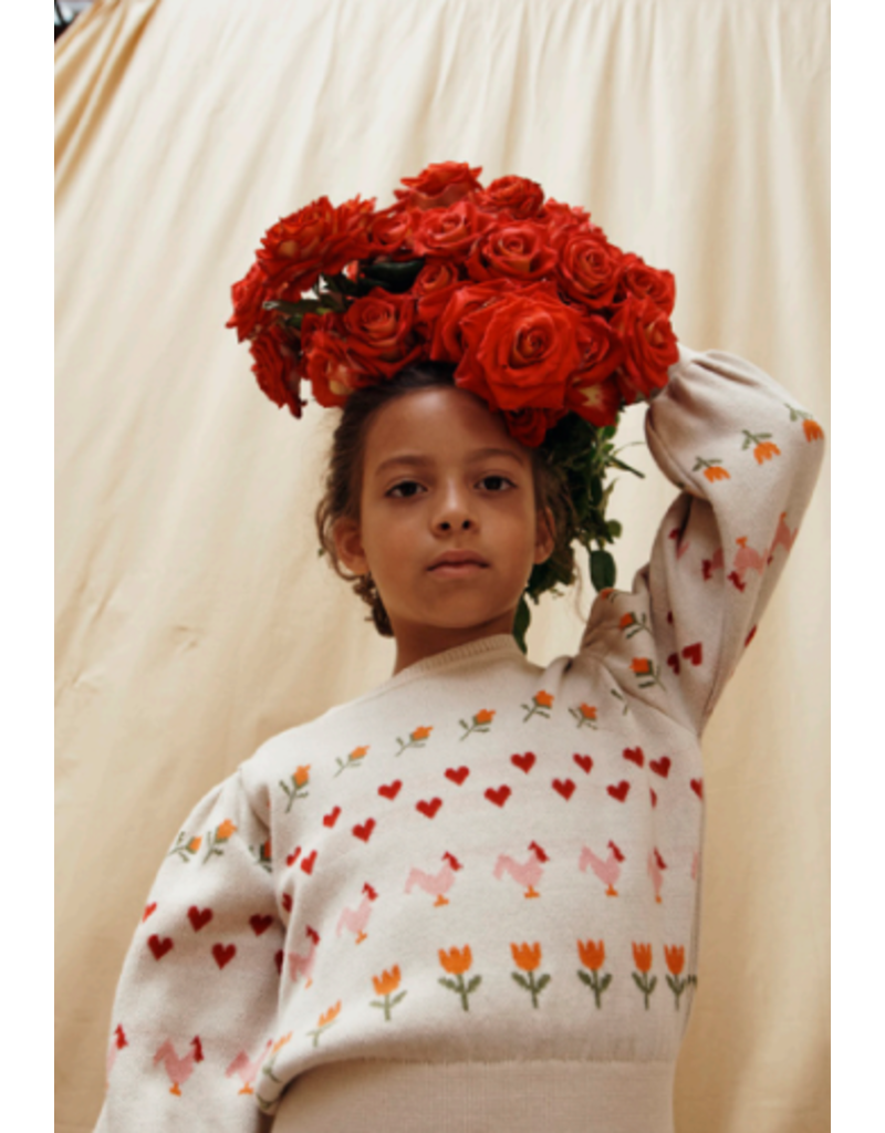 Emile & Ida Emile & Ida - Trui hearts & Flowers