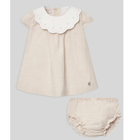 Paz Rodriguez Paz Rodriguez - Kleed met bloomer beige girls