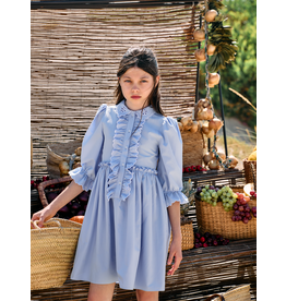 Patachou Patachou - flowery frull dress bleu